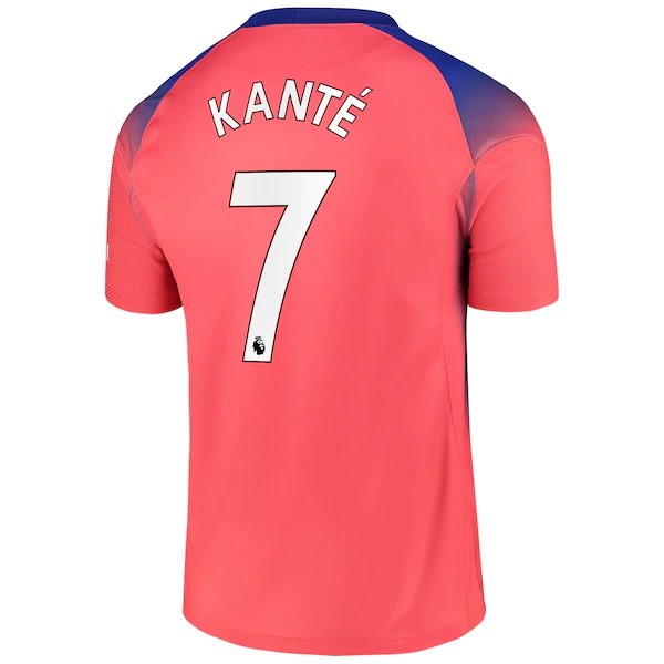 Camiseta Chelsea NO.7 Kante Replica Tercera Ropa 2020/21 Naranja